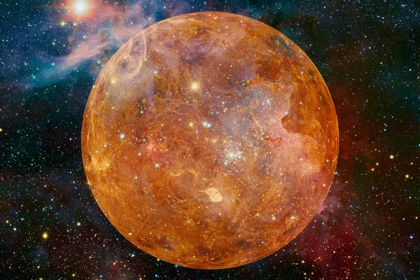Venüs Gezegeni Güneş Sistemi Kozmos Sanatı Görüntünün Elementleri Nasa Tarafından — Stok fotoğraf