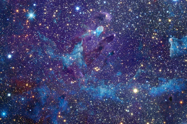 Világűr Kozmikus Táj Köd Kép Elemeit Nasa Bocsátotta Rendelkezésre — Stock Fotó