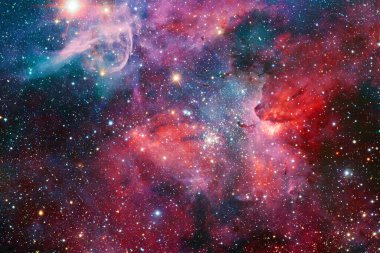 Dış uzay sanatı. Starfield. Bu görüntünün elementleri NASA tarafından desteklenmektedir.