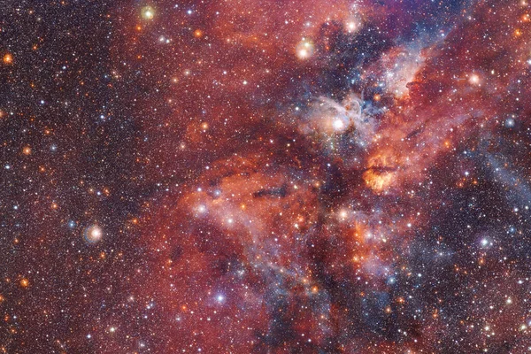 Arte del espacio exterior. Starfield. Elementos de esta imagen proporcionados por la NASA. —  Fotos de Stock