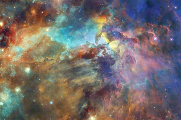 Nebulosa, ammasso di stelle nello spazio profondo. Elementi di questa immagine forniti dalla NASA — Foto Stock