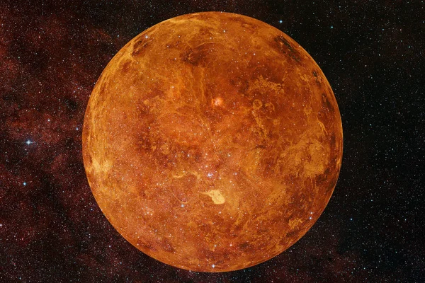 金星惑星。太陽系だ。NASAによって提供されたこの画像の要素 — ストック写真
