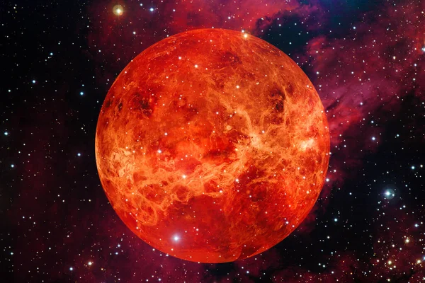 Vénusz Bolygó Naprendszer Kozmosz Művészet Kép Elemeit Nasa Bocsátotta Rendelkezésre — Stock Fotó