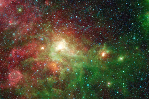 宇宙のどこかにある美しい銀河 宇宙壁紙だ Nasaによって提供されたこの画像の要素 — ストック写真