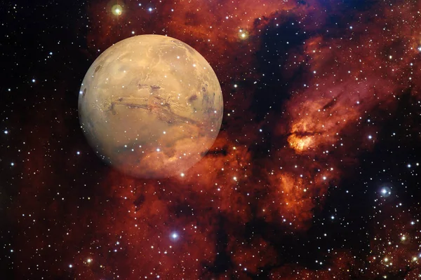 Pianeta Marte Sistema Solare Arte Del Cosmo Elementi Questa Immagine — Foto Stock