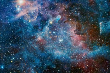 Dış uzayda yıldızları ve galaksileri olan sonsuz evren. Kozmos sanatı. Bu görüntünün elementleri NASA tarafından desteklenmektedir.