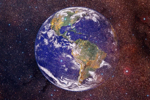Πλανήτης Ταπετσαρία Επιστημονικής Φαντασίας Στοιχεία Αυτής Της Εικόνας Που Παρέχονται — Φωτογραφία Αρχείου