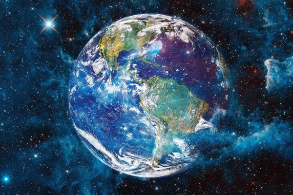 Planeten Jorden Science Fiction Tapet Delar Denna Bild Tillhandahålls Nasa — Stockfoto
