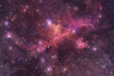 Yıldız kümesi. Starfield. Nebula. Bu görüntünün elementleri NASA tarafından desteklenmektedir.