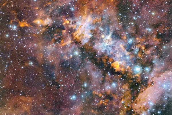 Nebulosa Cúmulo Estrellas Espacio Profundo Arte Ciencia Ficción Elementos Esta — Foto de Stock