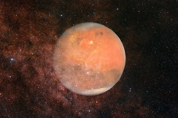 Planeta Mars Układ Słoneczny Kosmiczna Sztuka Elementy Tego Obrazu Dostarczone — Zdjęcie stockowe