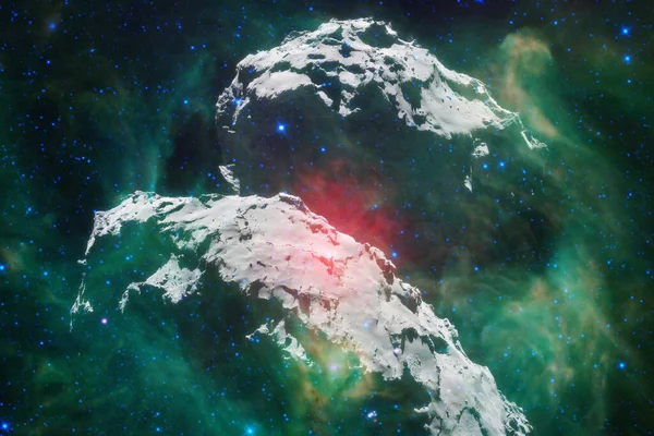 Комета 67P Чурюмов Герасименко Чудовий Друк Шпалер Елементи Цього Зображення — стокове фото