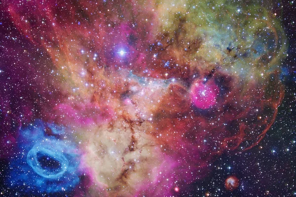 Nebulosa Ammasso Stelle Nello Spazio Profondo Arte Fantascientifica Elementi Questa — Foto Stock