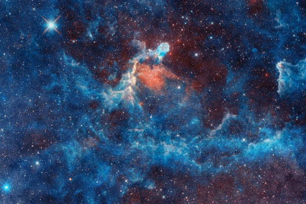 Endloses Universum Mit Sternen Und Galaxien Weltall Kosmos Kunst Elemente — Stockfoto