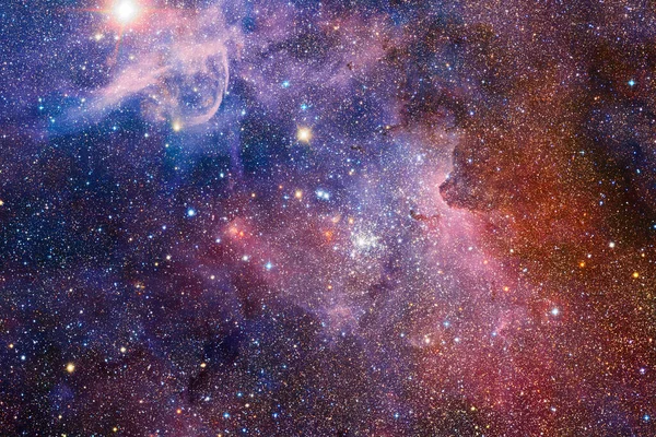 Nebulosa Cúmulo Estrellas Espacio Profundo Arte Ciencia Ficción Elementos Esta —  Fotos de Stock