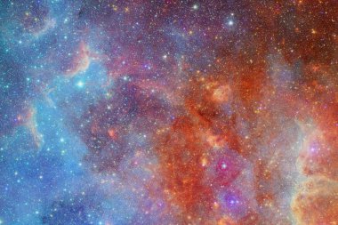 Dış uzay sanatı. Starfield. Harika bir nebula. Bu görüntünün elementleri NASA tarafından desteklenmektedir.