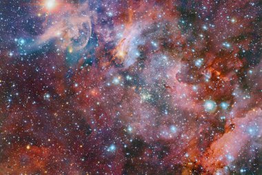 Starfield. Kozmos sanatı. Bu görüntünün elementleri NASA tarafından desteklenmektedir.