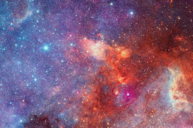 Dış uzay sanatı. Starfield. Harika bir nebula. Bu görüntünün elementleri NASA tarafından desteklenmektedir.