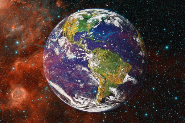 惑星地球 Sf壁紙 Nasaによって提供されたこの画像の要素 — ストック写真