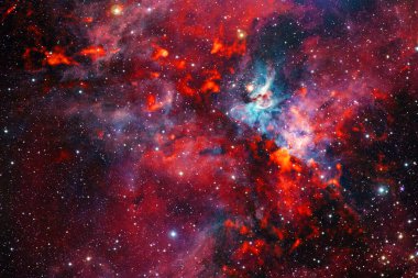 Sonsuz evrenin harikası. Bilim kurgu duvar kağıdı. Bu görüntünün elementleri NASA tarafından desteklenmektedir.