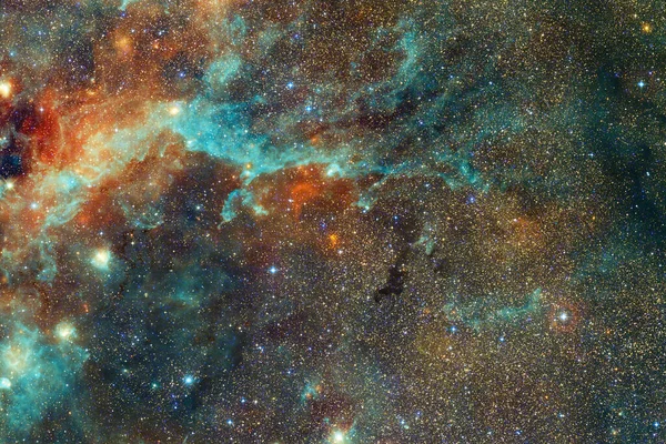 Starfield Kozmos Sanatı Görüntünün Elementleri Nasa Tarafından Desteklenmektedir — Stok fotoğraf