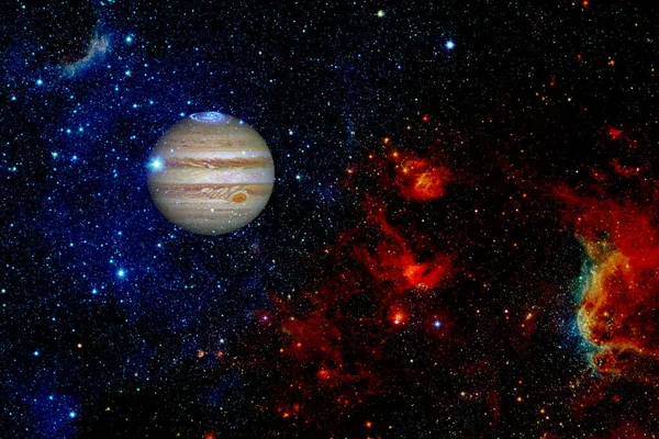 木星Jupiter 太阳系 宇宙艺术 美国航天局提供的这一图像的要素 — 图库照片