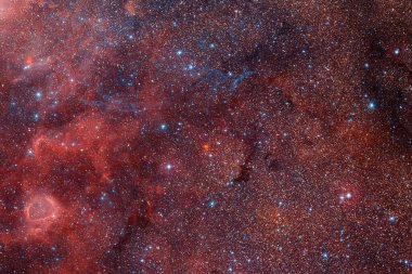 Dış uzay sanatı. Starfield. Bu görüntünün elementleri NASA tarafından desteklenmektedir.