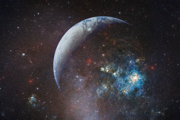 Πλανήτης Γη. Στοιχεία αυτής της εικόνας που παρέχονται από τη NASA — Φωτογραφία Αρχείου