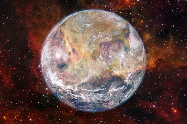 Planeta Ziemia. Elementy tego obrazu dostarczone przez NASA — Zdjęcie stockowe