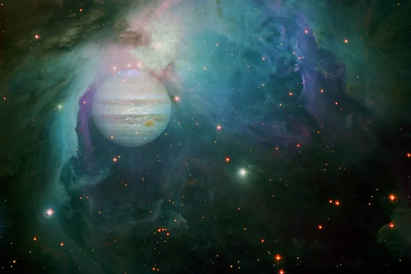 Det Jupiter Solsystemet Kosmos Konst Delar Denna Bild Tillhandahålls Nasa — Stockfoto