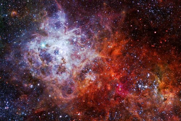Paysage cosmique. Nébuleuse. Éléments de cette image fournis par la NASA — Photo