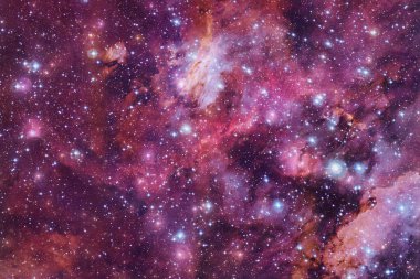 Dış uzayda yıldızları ve galaksileri olan sonsuz evren. Kozmos sanatı. Bu görüntünün elementleri NASA tarafından desteklenmektedir.