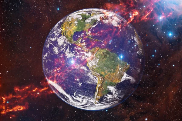 Земля Солнечная Система Огромный Принт Обоев Элементы Этого Изображения Предоставлены — стоковое фото