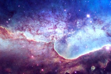 Dış uzayda yıldızları ve galaksileri olan sonsuz evren. Kozmos sanatı. Bu görüntünün elementleri NASA tarafından desteklenmektedir.