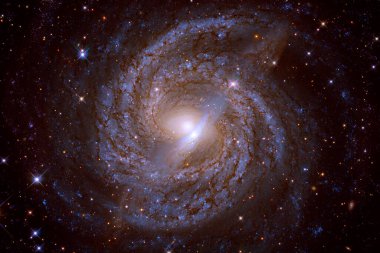 Dış uzay, kozmik manzara. Nebula. Bu görüntünün elementleri NASA tarafından desteklenmektedir.