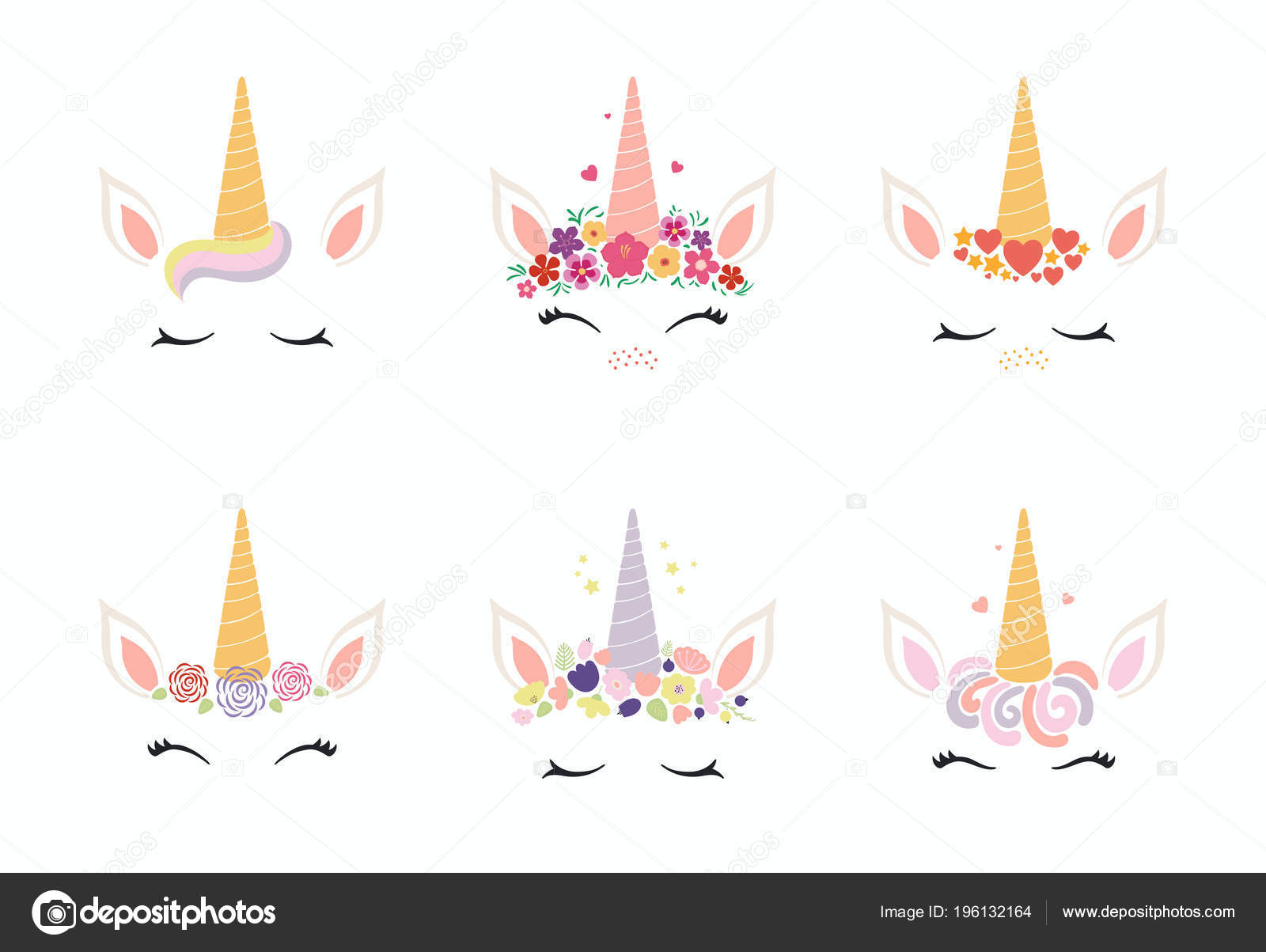 photo Cuerno De Unicornio Para Imprimir depositphotos