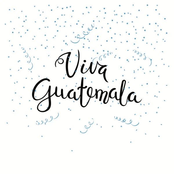 Függetlenség Napja Ünnep Banner Sablon Kalligrafikus Spanyol Betűkkel Idézet Viva — Stock Vector