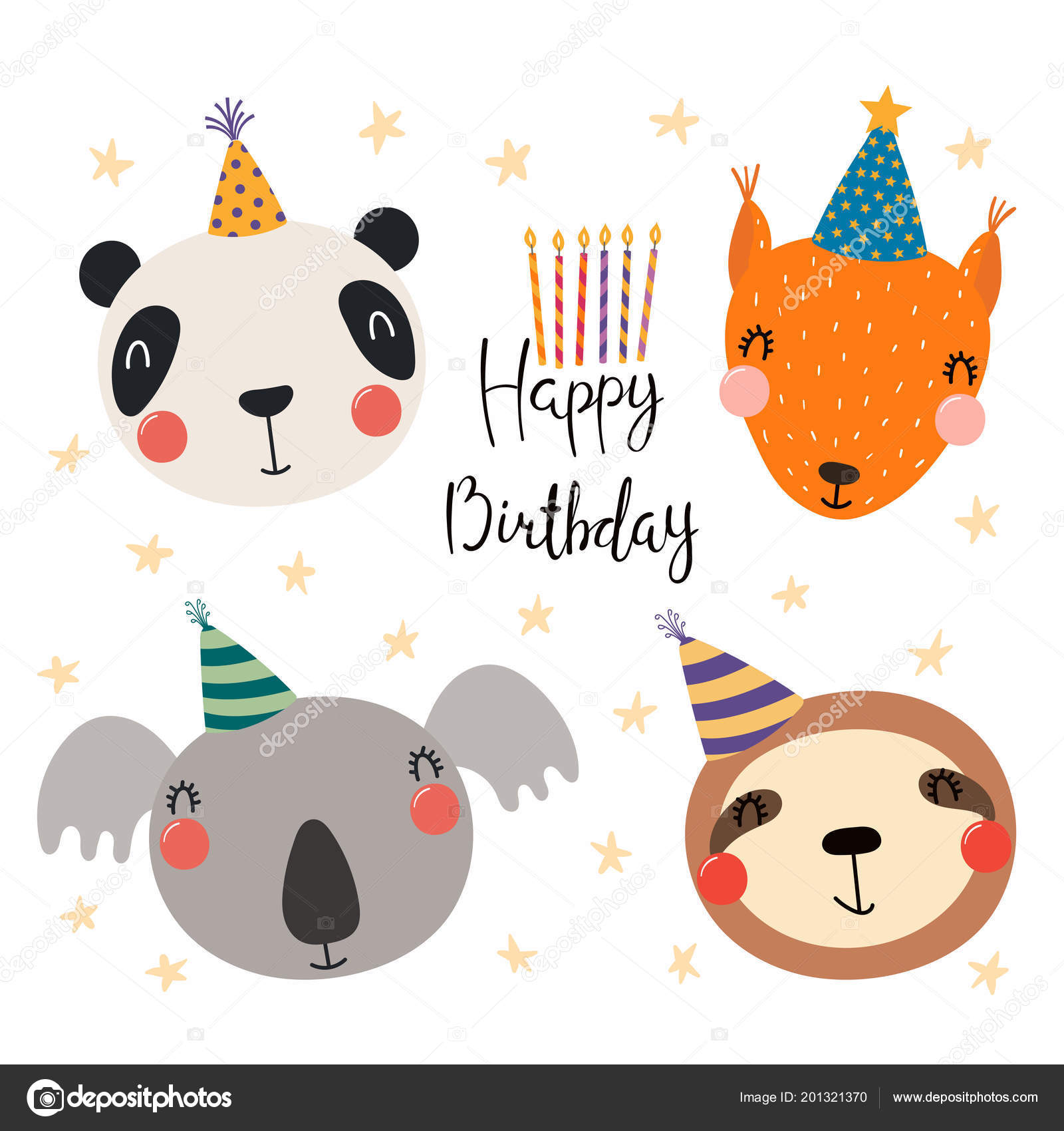 Vecteurs et illustrations de Invitation anniversaire panda en  téléchargement gratuit