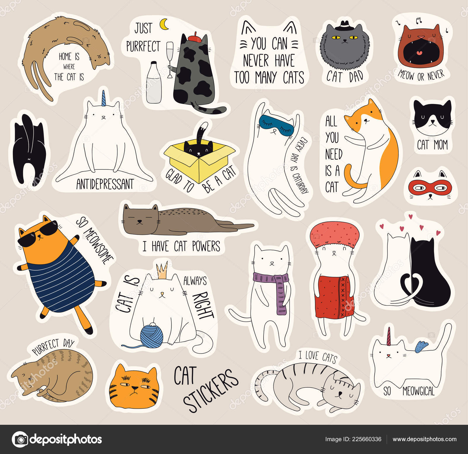 Silly Stickers, Unique Designs