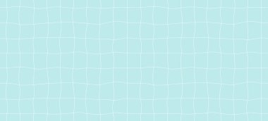 Yüzme Havuzu zemin, düz stil tasarım Illustration ile el çizilmiş Dikişsiz vektör deseni. Tekstil baskı konsepti