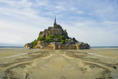 Mont Saint Michel Normandy, normandy, Fransa için popüler bir Unesco Dünya Mirası alanı için
