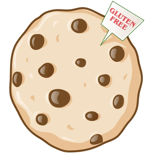 Печенье без глютена. векторная иллюстрация — стоковый вектор
