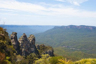 Üç Sisters Mavi Dağlar Avustralya