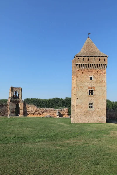 Bac Fortaleza Medieval Sérvia Voivodina Concluída Século Xiv Destruída Século — Fotografia de Stock