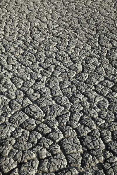 Textured Terra Crepa Secca Dopo Siccità Disastro Naturale — Foto Stock