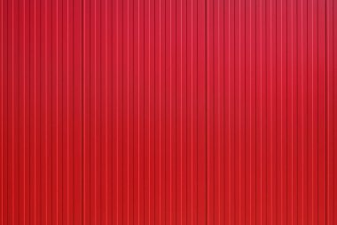 Kırmızı metal panel duvar