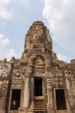 devasa yüzü ile Angkor Kamboçya dünya mirası alanı tapınak