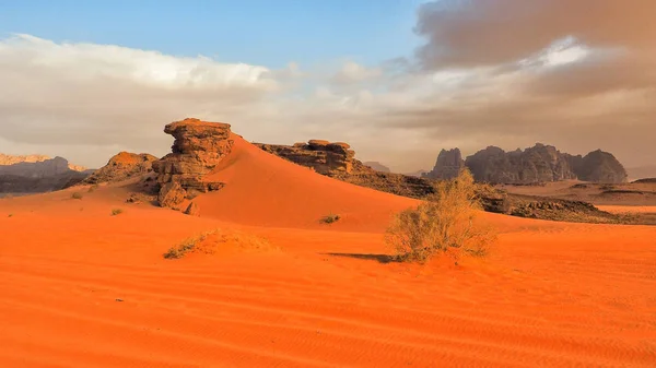 Wadi Rum Jordanie Rochers Dunes Sable Moyen Orient — Photo