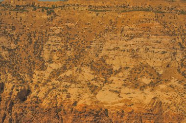 Wadi Dana rezerv tipik peyzaj. Wadi Dana Milli Parkı. Ürdün