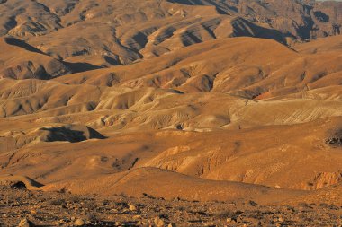 Wadi Dana rezerv tipik peyzaj. Wadi Dana Milli Parkı. Ürdün